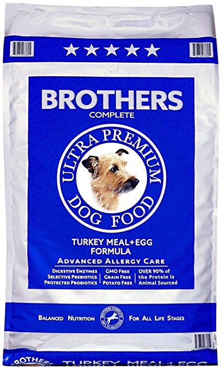 Brothers Complete Turkey Meal and Egg Advanced Allergy Formula, 25-Pound