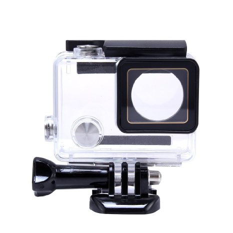 Pacuwi Replacement Waterproof Protective Housing Case with Bracket for GoPro Hero4, 3 , 3 Outside Sport Camera