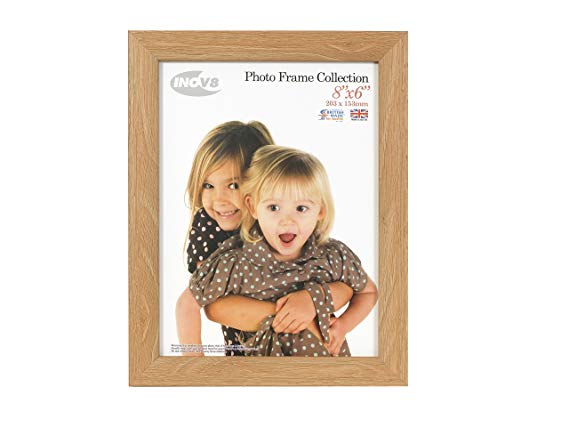 Inov8 British Made Picture/Photo Frame, 8x6 Inch, Lime Oak