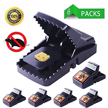 Fibevon Mouse Trap, Rat/Mice Trap That Work Humane Power Rodent Catcher 100% Physical Mouse Trap [Quick & Effective & Reusable & Sanitary] Safe for Families and Pet