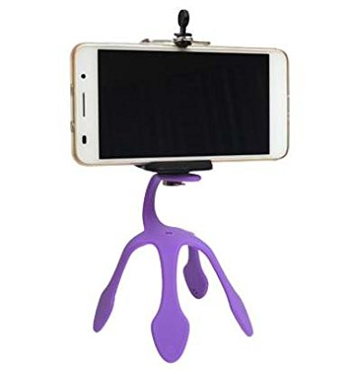 Itestoo Flexible Stand/Holder Mini Tripod Mount Portable for Smart Phone, GoPro,Camera and Other Digital Devices (Purple)