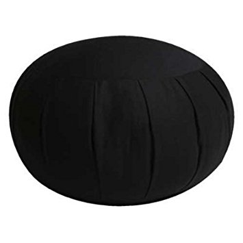 Kapok Zafu Meditation Cushion, Black