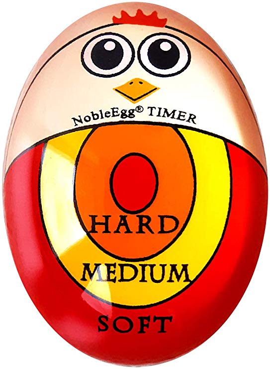 NobleEgg Egg Timer | Soft Hard Boiled Egg Timer That Changes Color When Done | No BPA, Certified