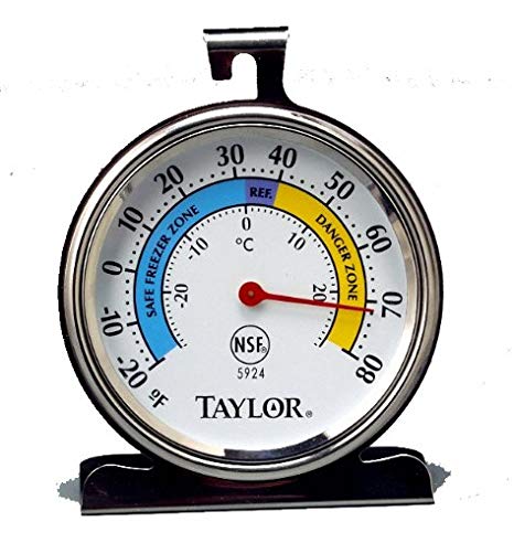 Taylor Precision Products Classic Series Large Dial Thermometer (Freezer/Refrigerator)