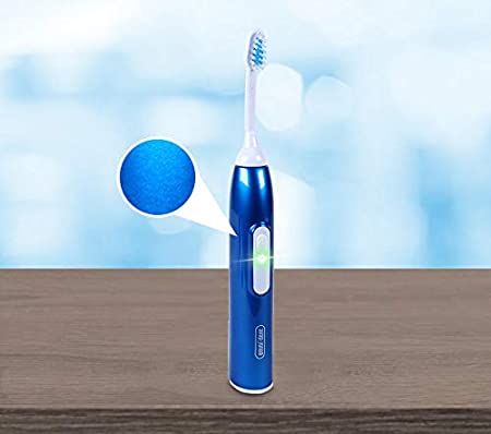 Emmi-dent Metallic electric toothbrush - deep-cleans with 100% Ultrasound waves - no abrasion and no brushing required