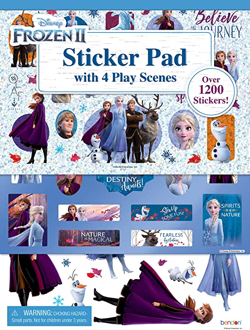 Disney Frozen 2 Sticker Pad with Play Scenes 46035