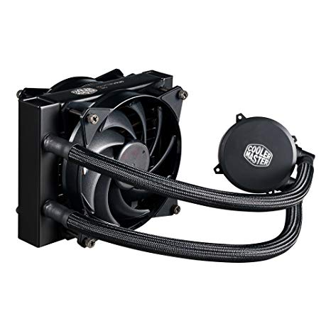 Cooler Master MLX-D12M-A20PW-R1 MasterLiquid 120 CPU Cooler, All-in-One Liquid Cooler, Dual Chamber Design, 120mm MasterFan Air Balance Fans