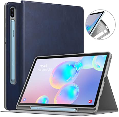 MoKo Case Fit Samsung Galaxy Tab S6 10.5 2019, Light Weight Stand Folio Shockproof Cover Case Protector with Auto Wake & Sleep for Galaxy Tab S6 10.5" SM-T860/T865 2019 Tablet - Indigo