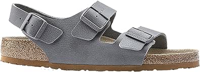 Birkenstock Men's Amalfi Leather Soft Footbed Milano Sandals