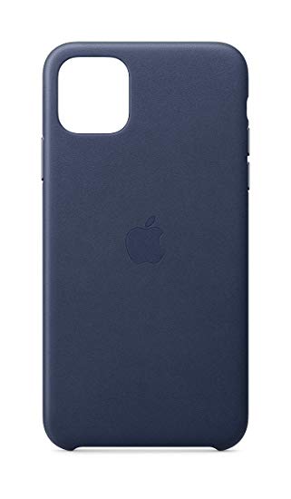 Apple Leather Case (for iPhone 11 Pro Max) - Midnight Blue