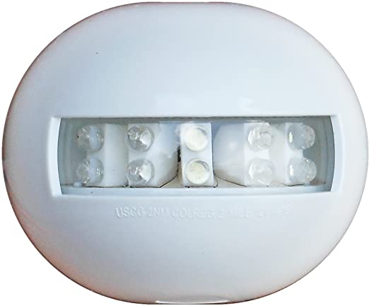 Marine White Round Stern Light for Boats - LED - Navigation Lights - Five Oceans (BC 3469)