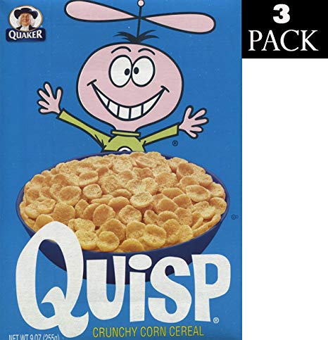 Quaker Quisp Cereal, 8.5-Ounce Boxes (Pack of 3)