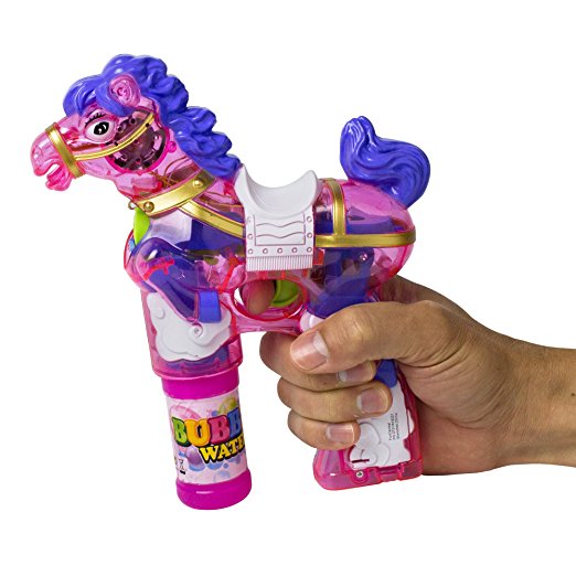 Fun Central BC606 LED 6 Inch Bubble Gun - Pony