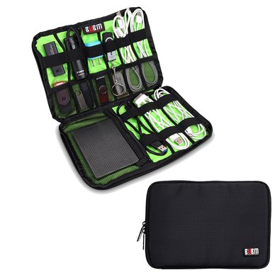 Damai Electronics Accessories Carry On Bag / Cable Organizer / USB Drive Shuttle / Hard Drive Case-Large