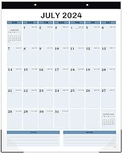 2024-2025 Magnetic Calendar for Fridge - Refrigerator Calendar 2024-2025, JUL. 2024 - DEC. 2025, 11.5"x 14.6", 18 Monthly Calendar 2024-2025 with Sturdy Magnet Stripe, Hanging Holes & Corner Protector