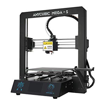 ANYCUBIC MEGA-S 3D Printer Printing Size 210 x 210 x 205mm With UltraBase Heated Build Plate UK Plug, 3.5" Touch Screen   Free 1kg PLA Filament, Works with TPU/PLA/ABS