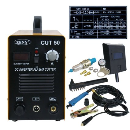 Zeny Plasma Cutter 50AMP CUT-50 Digital Inverter 110-220V Welder Cutting Machine CUT-50