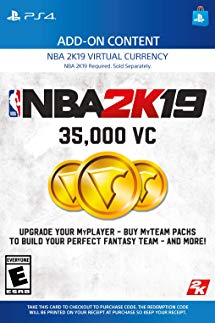 NBA 2K19: 35000 VC Pack - PS4 [Digital Code]