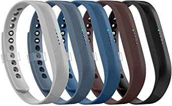 LEEFOX 12 Colors Bands for Fitbit Flex 2, Replacement Band for Fitbit Flex 2 Accessories Silicon Wristbands w/Fastener Clasp Fitness Strap for Original Fitbit Flex 2, No Tracker