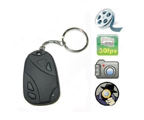 Mini Car Key Chain Hidden Camera Digital Video Recorder Card New 720x480 808