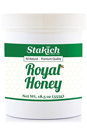 Stakich ROYAL HONEY 18.5 oz - 100% Pure, Natural, Raw - Premium Quality, High Potency -