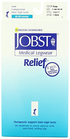 Jobst Relief, Extra Large Full Calf, Beige