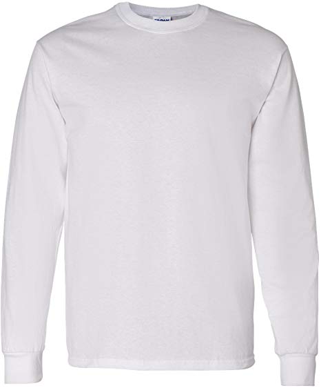 Gildan Heavy Cotton 100% Cotton Long Sleeve T-Shirt.