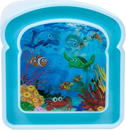 Brite Concepts 3-D Sea Life Sandwich Box