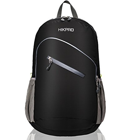 HIKPRO 002 - Ultra Lightweight & Ultra Durable Packable Backpack，Water Resistant Travel Hiking Daypack For Men & Women （33L/20L）
