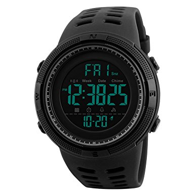 Watches Men's Digital Sport Watch Electronic LED Fashion Brand Waterproof Outdoor Casual Watch