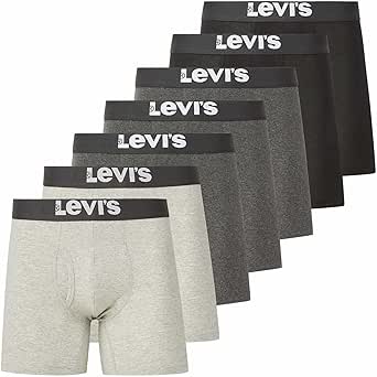 Levi's Mens Underwear 7 Pack Mens Boxer Briefs for Men Cotton Stretch