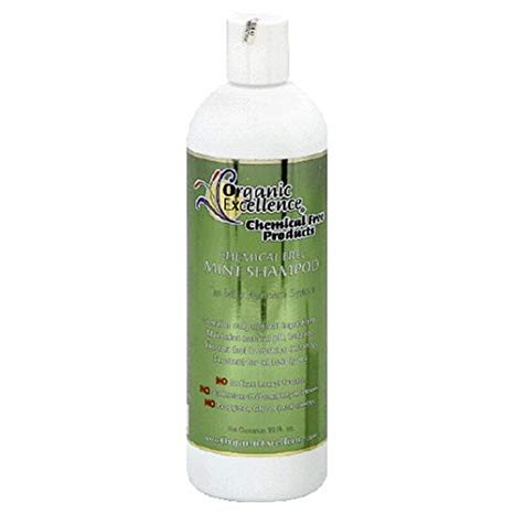 Organic Excellence Mint Shampoo, 16-Ounces (Pack of 2)