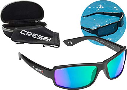 Cressi Ninja Floating, Adult Sport Buoyant Sunglasses, Polarized Lenses, Protective Case