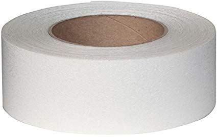 2" Safe Way Traction CLEAR Rubberized Anti Slip Non Skid Safety Tape 60 Foot Roll 3530-2