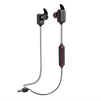 Braven Flye Sport Reflect Bluetooth Earbuds - Grey / Red