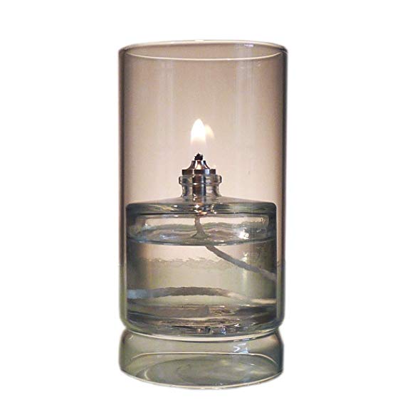 Firefly Ethereal Clear Glass Oil Lamp for Fine Dining & Restaurants