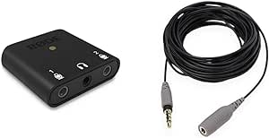 Rode AI-Micro USB Audio Interface,Black & SC1 TRRS Extension Cable For SmartLav  Microphone, 20 Feet