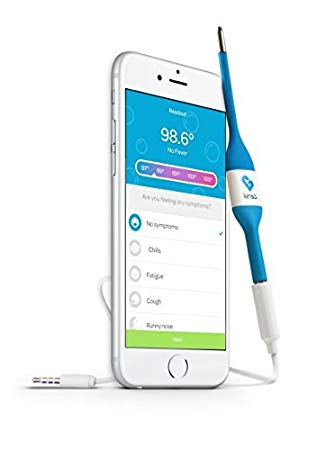 Kinsa Smart Digital Thermometer - Oral Thermometer for Adults and Kids - Underarm and Rectal Thermometer for Baby by Kinsa