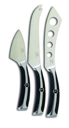 Lenox L-22507 3-Piece Cheese Knife Set, Silver