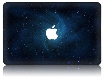 StarStruck Rubberised Hard Shell Case Cover for Macbook | Galaxy Space Collection - (NO CD-ROM) MacBook Pro with Retina display 13" (Space)