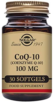 Solgar CoQ-10 (Coenzyme Q-10) 100 mg Softgels - Pack of 30