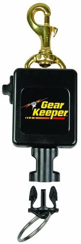 Hammerhead Industries Gear Keeper Locking Large Scuba Flashlight and Camera Retractor Features Heavy-Duty Snap Clip Mount with QC-II Split Ring Accessory- Made in USA