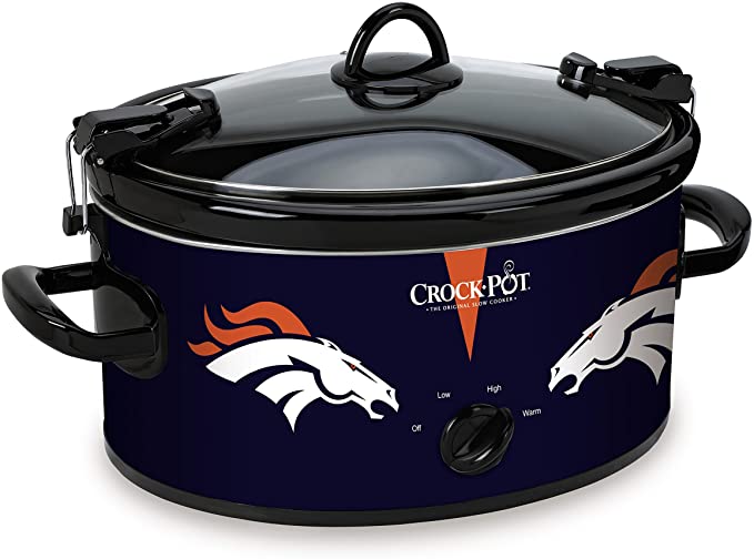 Crock-Pot Denver Broncos NFL 6-Quart Cook & Carry Slow Cooker