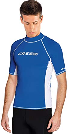 Cressi Men's Rash Guard UV Sun Protection (UPF) 50  Short Sleeve