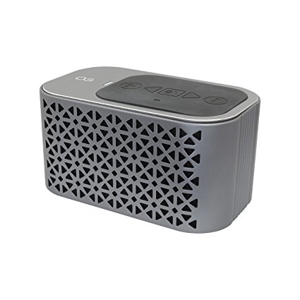Omnigates Aeon Dual Driver Bluetooth Speaker, Enhanced Sound, IPX5 Water Resistant, Built-in Mic. MicroSD card Slot, Aluminum Housing, Works with iPhone, iPad, Android Phones, Tablet, and Laptop