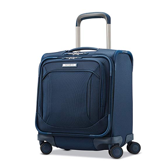 Samsonite Lineate Underseat Carry On Boarding Bag with Spinner Wheels, Evening Teal