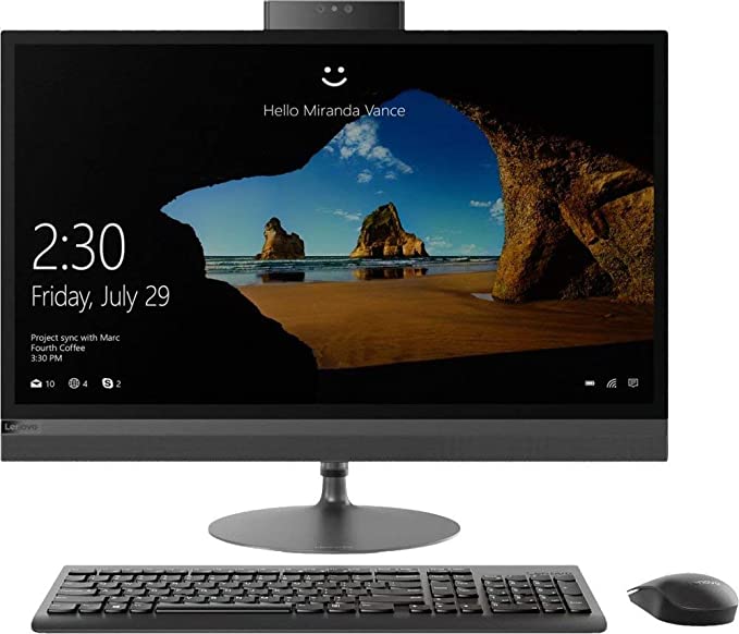 2020 Lenovo IdeaCentre 520 27" QHD Touchscreen AIO Desktop Computer, 8th Gen Intel Hexa-Core i5-8400T up to 3.3GHz, 16GB DDR4 RAM, 1TB 7200RPM HDD   256GB PCIE SSD, DVDRW, 802.11ac WiFi, Windows 10