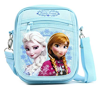 Disney Frozen Elsa and Anna Medium 8" Detachable Lanyard Messenger Shoulder Bag