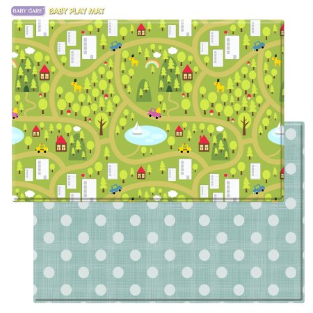 Baby Care Play Mat Large CountryTown - Blue