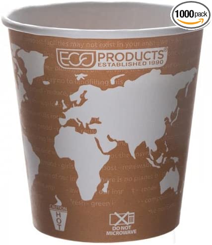 Eco-Products EP-BHC10-WA 10 oz World Art Hot Cup (Case of 1,000), mixed, 10 ounce